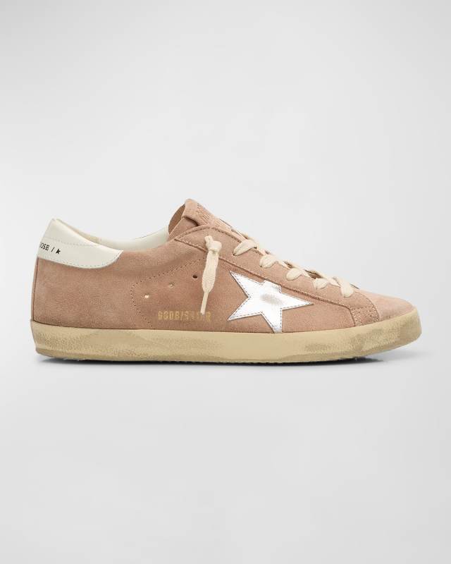 Super-Star Low-Top Suede & Leather Sneakers